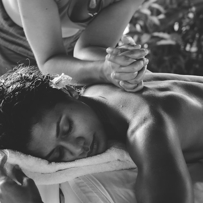 Client at Okanagan Massage Spa